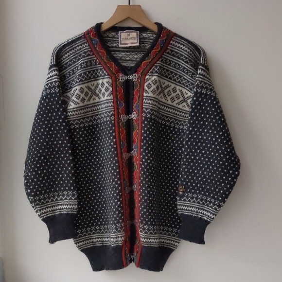 Other - Dale Of Norway Clasp Wool Cardigan Sweater Nordic Print Unisex Medium